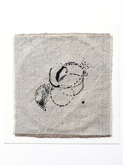 intuitive abstract contemporary embroidery