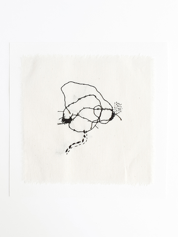 intuitive abstract contemporary embroidery